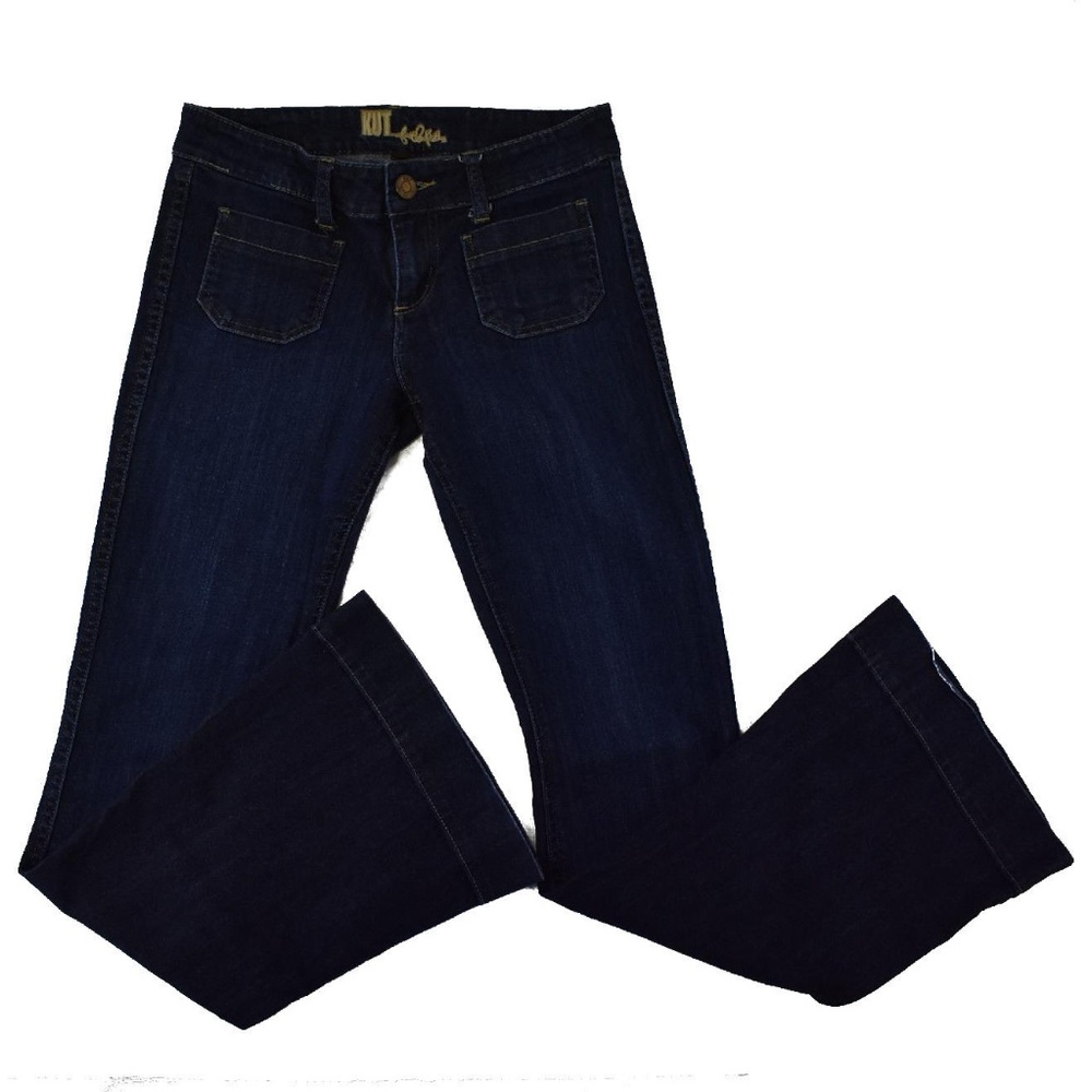 KUT from the Kloth Flare Jeans Size 4 Dark